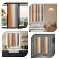 thumbnail image 7 of Burnt Orange Gray Ombre Window Privacy Film, Vintage Farmhouse Wooden Static Cling UV Sun Blocking Heat Control Window Tint Day and Night, Non-Adhesive One Way Windows Privacy Cover 17.7''x78.7'', 7 of 7