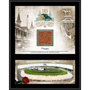 Kentucky Derby 145 12" x 15" Event Sublimated Plaque with Race-Used Dirt from the 145th Kentucky Derby