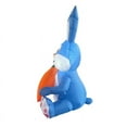 thumbnail image 2 of 4FT Easter Inflatables Outdoor Decoration Inflatable Blue Bunny with Carrot, Built in LED Lights Blow Up Yard Decoration for Lawn Garden Holiday Party, 2 of 9