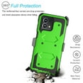 thumbnail image 7 of Takfox Case For Motorola Moto G Stylus 5G 2023,Shockproof Heavy Duty Rugged Locking Swivel Holster Belt Clip Kickstand Full Body Hard Shell Phone Cover Case,Green, 7 of 7