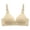 Beige, variant on Womens Maternity Breastfeeding Easy Front Clip Wireless Sleep Bra Nursing Bra for Woman V Neck Maternity Bra Women Bra Pink 40