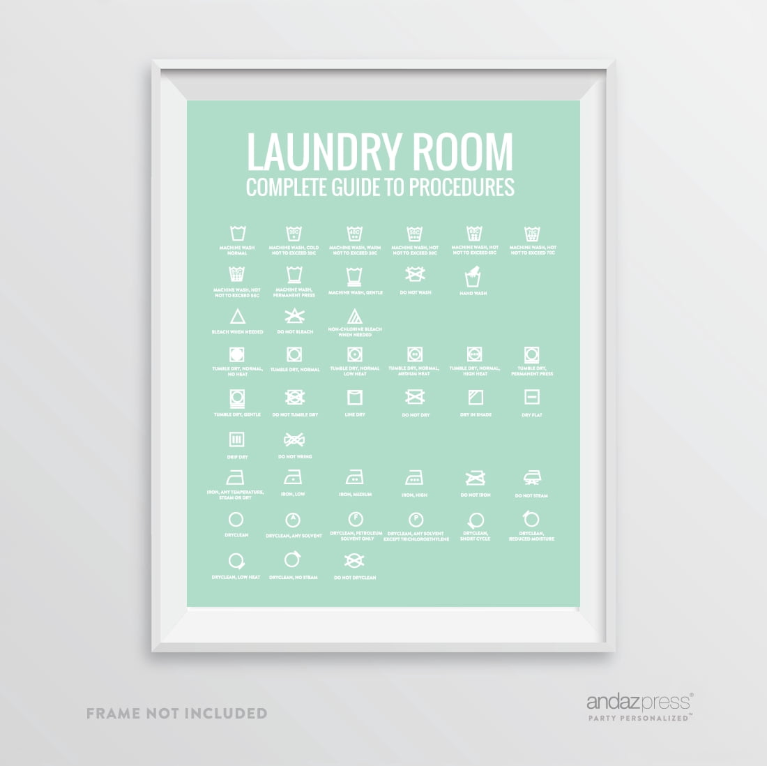 Complete Laundry Room Guide to Procedures Mint Green Laundry Room Wall ...