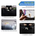 thumbnail image 2 of ALAZA Unicorn and Stars Windshield Sun Shade Car Foldable Sun Visor Block UV Rays Protector 55"x27.6", 2 of 8