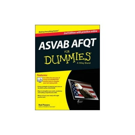 Asvab Afqt For Dummies With Online Practice Tests