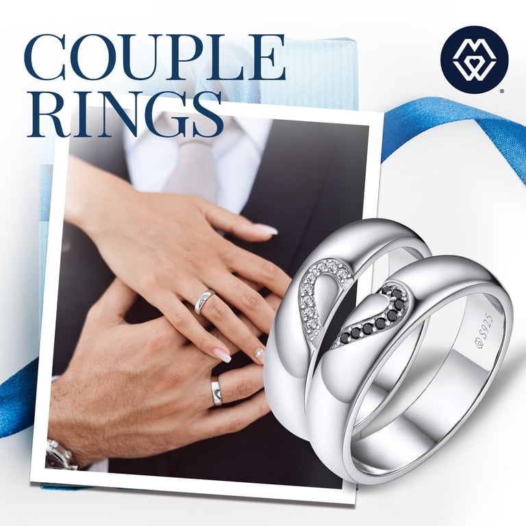 Black Titanium Men's Eternity Wedding Band Ring with Cubic Zirconia CZ