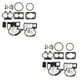 thumbnail image 2 of Kit de reparación de carburador Scienceny 2piezas Reemplazo para Mercruiser 3.0L 4.3L 5.0L 5.7L, 2 of 3