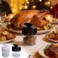 thumbnail image 1 of YYV Seasoning Box 4 Compartment Spice Container With Flip Top Lid Clear Plastic Salt Pepper Herb Organiser Portable Seasoning Storage For Kitchen Countertop Meal Prep Spice Box, 1 of 8
