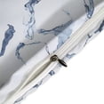 thumbnail image 4 of 3 Pcs Soft Bedding Set, Includes 1 Duvet Cover with Zipper And 2 Pillow,Shams Marble Texture Queen(90"×90"), 4 of 8