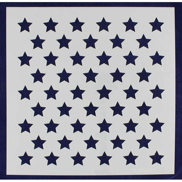50 Star Field Stencil Us American Flag 16 H X 16 W Walmart Com Walmart Com 50 Star Field Stencil Us American Flag 16 H X 16 W Walmart Com Walmart Com