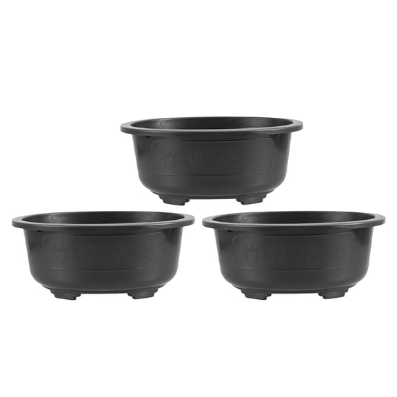 GOOHOCHY 3Pcs Shelf Pots Large Elliptical Indoor Outdoor Planting Organizer
