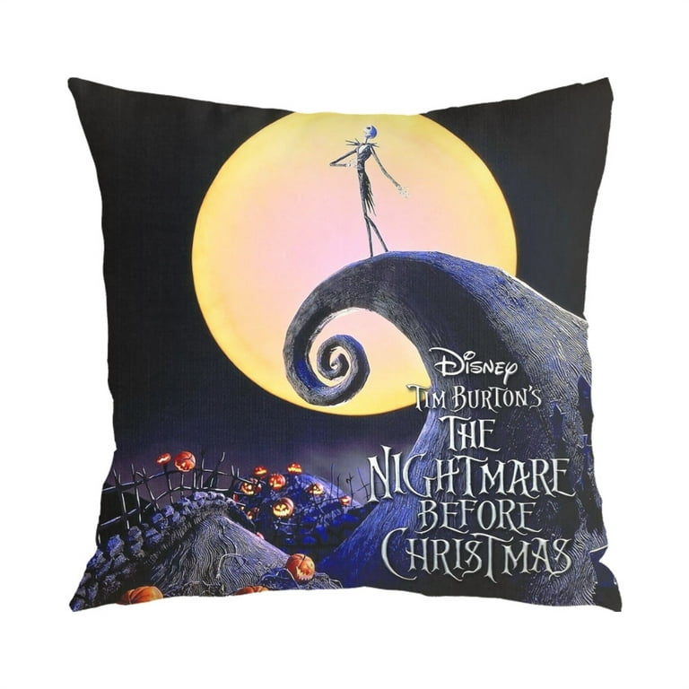 Disney's Nightmare Before Christmas Themed Linen 18 x 18 Throw