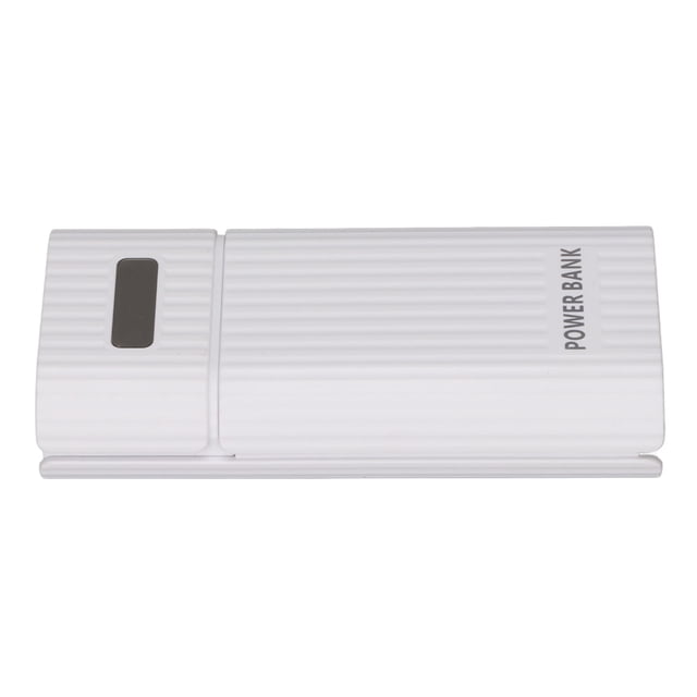 2x 21700 DIY Power Bank, Professional 21700 DIY USB Power Bank Kit Reliable For Cellphone Black,White