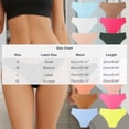 thumbnail image 4 of Blmnix Women Panties Breathable Underwear Seamless Hipster Panties No Show G String Blue Patch Panties for Women Sexy, 4 of 4