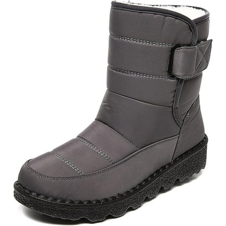 

Winter Warm Women s Boots Boots Women Snow Boots Female Winter New Medium Boots Waterproof Anti-Slip Ladies Boots Outdoor Casual Sports Hiking Ankle Boots