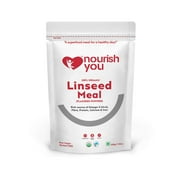 Nourish You Cold Milled Organic Flax Seed Powder 200G | Alsi Powder| Rich In Omega 3 | Fibre- 200 Gm (Pack Of 1)