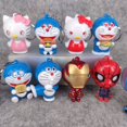 thumbnail image 2 of COOL Doraemon Hello Kitty Spider-Man Stitch cartoon can moves eyes Llavero De Dibujos Animados Lindo Bolso Colgante Nuevo, 2 of 4