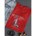 thumbnail image 3 of Endless Ocean Boat Shaped T-Shirt Women -Image by Shutterstock, Female x-Large, 3 of 4
