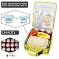 thumbnail image 4 of Bee Lovers Insulated Lunch Bag Box Men Reusable Lunch Bag with Side Pocket Cooler Tote Bag Work Travel, 4 of 6