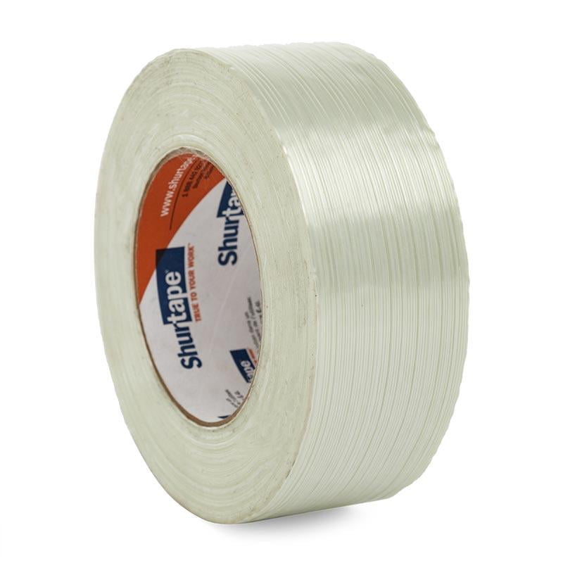 2"X60 Yards Clear Fiberglass Reinforced Strapping Tape 6.2 mil Thick