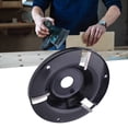 thumbnail image 4 of Angle Grinder Scraper Root Carving Cutter For 100mm Angle Grinder 10cm Woodworking Polishing Angle Grinder Scraper 3 Teeth Wood Carving Cutter Engraver, 4 of 8