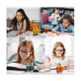 thumbnail image 2 of Pencil Pal Organizer, New Sharp-dull Pencil Holder, Cute Pencil Storage Organizer Desktop Accessories Red, 2 of 5