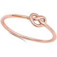 thumbnail image 3 of CHOOSE YOUR COLOR Sterling Silver Knot Ring, 3 of 3