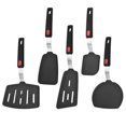 thumbnail image 3 of Clearance Tableware under $5,Silicone Kitchenware Set Stainless Steel Handle Frying Spatula Leak Spatula Kitchen Utensils Cooking Shovel Silicone Spatula, 3 of 3
