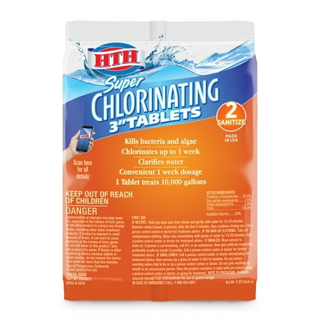 tablets chlorinating hth pools swimming oz super
