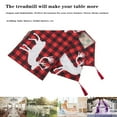 thumbnail image 2 of Ruiboury Chemin de Table de Noël en Coton Lin Brodé Nappe Décoration Maison, Animal, 2 of 7