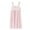 Pink, variant on Lmnyox Summer Casual Mini Dress Sleeveless Wide Strap Dress Lightweight Vacation Beach Sundress