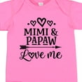 thumbnail image 4 of Inktastic Mimi and Papaw Love Me Boys or Girls Baby Bodysuit, 4 of 5