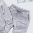 thumbnail image 6 of NOLDARES Toddler Baby Girl Clothes Fall Winter Outfits Infant Girl Sweatshirt Top Pants Set Toddler 2Pcs Clothes(Grey,3-4 Y), 6 of 8