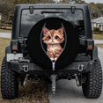 thumbnail image 2 of Lotusprinthandmade Cat Cute Animals Collection Zipper Pattern Spare Tire Cover Without Backup Camera Hole 6 Sizes, 2 of 8