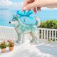 thumbnail image 5 of Adorno de perro de vidrio marino Decoración hecha a mano para hogar, coche o regalo – Pomerania, Husky, razas Alaskan – estilo cabaña costera, materiales reciclados, 5 of 5