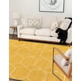 thumbnail image 7 of Unique Loom Trellis Frieze Collection Area Rug - Geometric (8' x 10' Rectangle Yellow/Ivory), 7 of 7