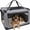 XXL, variant on 24x16.5x16.5 Inch Soft Dog Crate for Small Dogs – Portable 3-Door Collapsible Travel Kennel with Fleece Bed, Storage Pocket & Safety Zippers, Indoor/Outdoor/Car Use