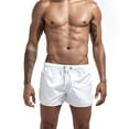thumbnail image 1 of LSLJS Unisex Casual Drawstring Pocket Solid Candy Five Point Beach Shorts, Mens Bathing Suit Gifts for Men, 1 of 2