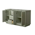 thumbnail image 5 of Wyndham Collection WCF414160DGZCXSXXMXX Strada 59" Double Free Standing Vanity Cabinet, 5 of 7