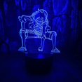 thumbnail image 1 of Cartoon One Piece Hero Monkey D. Luffy Anime Figure Paramount War 3D LED Optical Illusion Decoration Table Lamp 16 Colors Remote Control Acrylic Visual Night Light Xmas Birthday Gifts for boys girls, 1 of 8