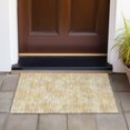 thumbnail image 6 of Addison Rugs Chantille Indoor/Outdoor Transitional Circles Gold Washable Rectangle Rug, 1'8" x 2'6", 6 of 6