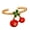 3, variant on Delicate Cherries Rings Adjustable Fashion Rings Copper Texture Suitable for Casual Wear Dating and Special Occasions