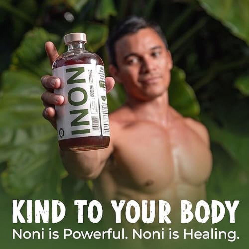 Healing Noni - Raw Organic Hawaiian Noni Juice - 1 Pack of 32oz Glass Bottles