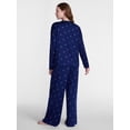 thumbnail image 4 of Joyspun Women's Dreamy Soft Collection Sleep Top and Pants, 2-Piece Set, Sizes XS-3X, 4 of 5