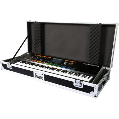 Roland - Black Series Case for Most 76-Key Electronic Keyboards - Black