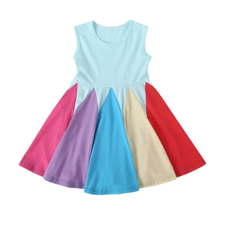 

Little Girl Dress Toddler Girls Sleeveless Printing Beach Bathing Baby Suit Girls Swimwear Swimsuit Summer Cool