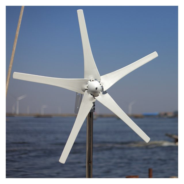 400W AC12 24V 5 Blades Wind Turbine Generator For Power Generation ,Easy to Install