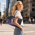 thumbnail image 6 of ZUXONGSY Marble Rose Butterfly Moon Print Handbag for Women Practicality Laptop Tote Bag PU Leather Satchel Handbags with Handle for Daily Use Work, 6 of 6