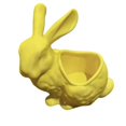 thumbnail image 2 of Easter Bunny Bowl Figurine - Resin Decorative Desktop Ornament, Cute Rabbit Shaped Centerpiece for Home, Tabletop & Holiday Display, 2 of 7