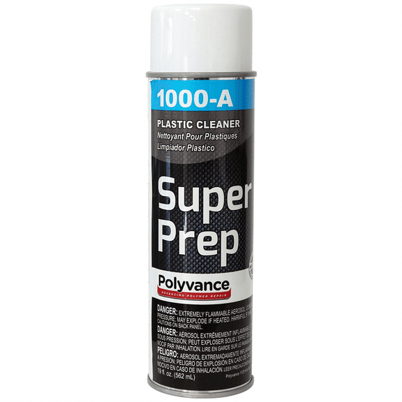 Urethane Supply Co. Polyvance Super Prep 1000A Plastic Cleaner, 19 fl-oz Aerosol, Clear, Aerosol