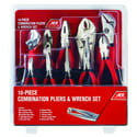 10-Piece Ace Carbon Steel Combination Pliers and Wrench Set